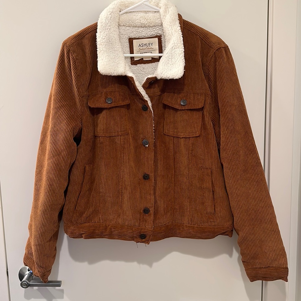 Faux Shearling Jacket - Size XL
